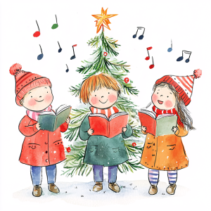 Obrázek koledy Vánoce