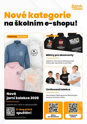 Plakát školní merch